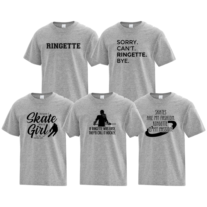 Sault Ringette Club 'Fun Phrases' Everyday Cotton Youth Tee