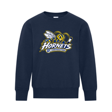 Load image into Gallery viewer, RF Contracting Hornets Everyday Fleece Crewneck Youth Sweaters