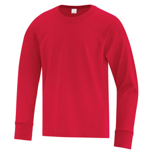 Your Team's Everyday Cotton Long Sleeve Youth Tee