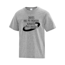Load image into Gallery viewer, Sault Ringette Club &#39;Fun Phrases&#39; Everyday Cotton Youth Tee