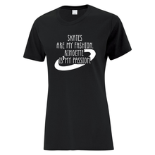Load image into Gallery viewer, Sault Ringette Club &#39;Fun Phrases&#39; Everyday Cotton Ladies Tee