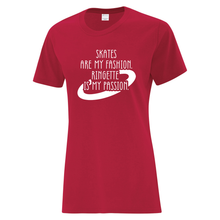 Load image into Gallery viewer, Sault Ringette Club &#39;Fun Phrases&#39; Everyday Cotton Ladies Tee