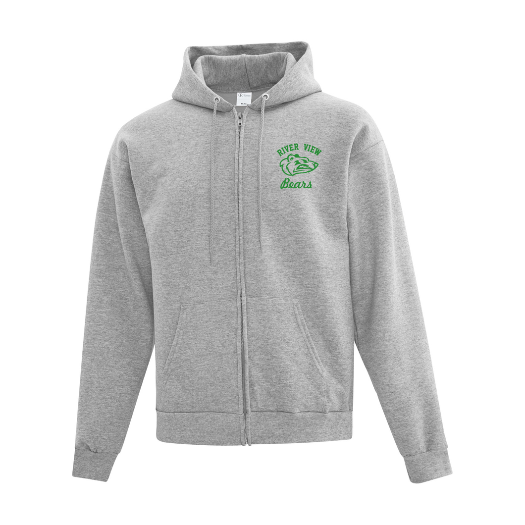 River View Spirit Wear Adult Hooded Full Zip Sweatshirt