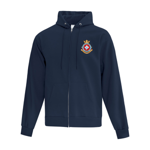 Royal Canadian Air Cadets Everyday Fleece Hooded Full Zip Adult Sweatshirt