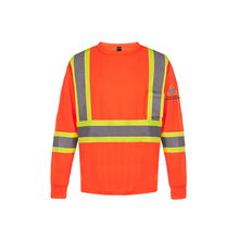 Load image into Gallery viewer, Sault College Facilities Management Beacon Adult Long Sleeve Hi-Vis T-Shirt