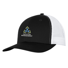 Load image into Gallery viewer, Sault College Facilities Management Snapback Trucker Hat