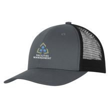 Load image into Gallery viewer, Sault College Facilities Management Snapback Trucker Hat