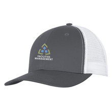 Load image into Gallery viewer, Sault College Facilities Management Snapback Trucker Hat