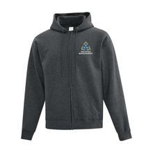 Load image into Gallery viewer, Sault College Facilities Management Fleece Hooded Full Zip Sweatshirt