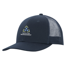 Load image into Gallery viewer, Sault College Facilities Management Snapback Trucker Hat