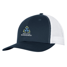 Load image into Gallery viewer, Sault College Facilities Management Snapback Trucker Hat