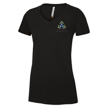 Load image into Gallery viewer, Sault College Facilities Management Ladies V-Neck Cotton Tee