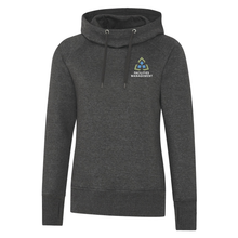 Load image into Gallery viewer, Sault College Facilities Management ESActive Vintage Hooded Ladies Sweatshirt