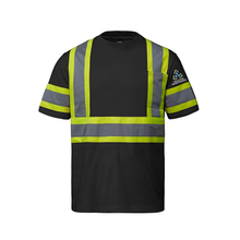 Load image into Gallery viewer, Sault College Facilities Management Optimum Cotton Hi-Vis T-Shirt