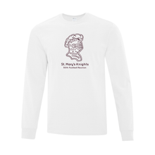 Load image into Gallery viewer, SMC Football 50th Anniversary Cotton Long Sleeve Tee