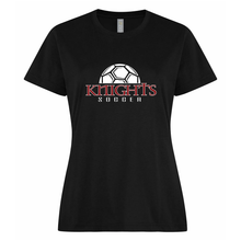Load image into Gallery viewer, SMC Soccer 24EVER Ring Spun Cotton Ladies Tee