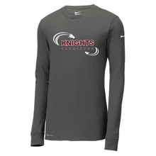 Load image into Gallery viewer, SMC Badminton NIKE Dri-FIT Cotton/Poly Long Sleeve Tee