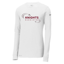 Load image into Gallery viewer, SMC Badminton NIKE Dri-FIT Cotton/Poly Long Sleeve Tee