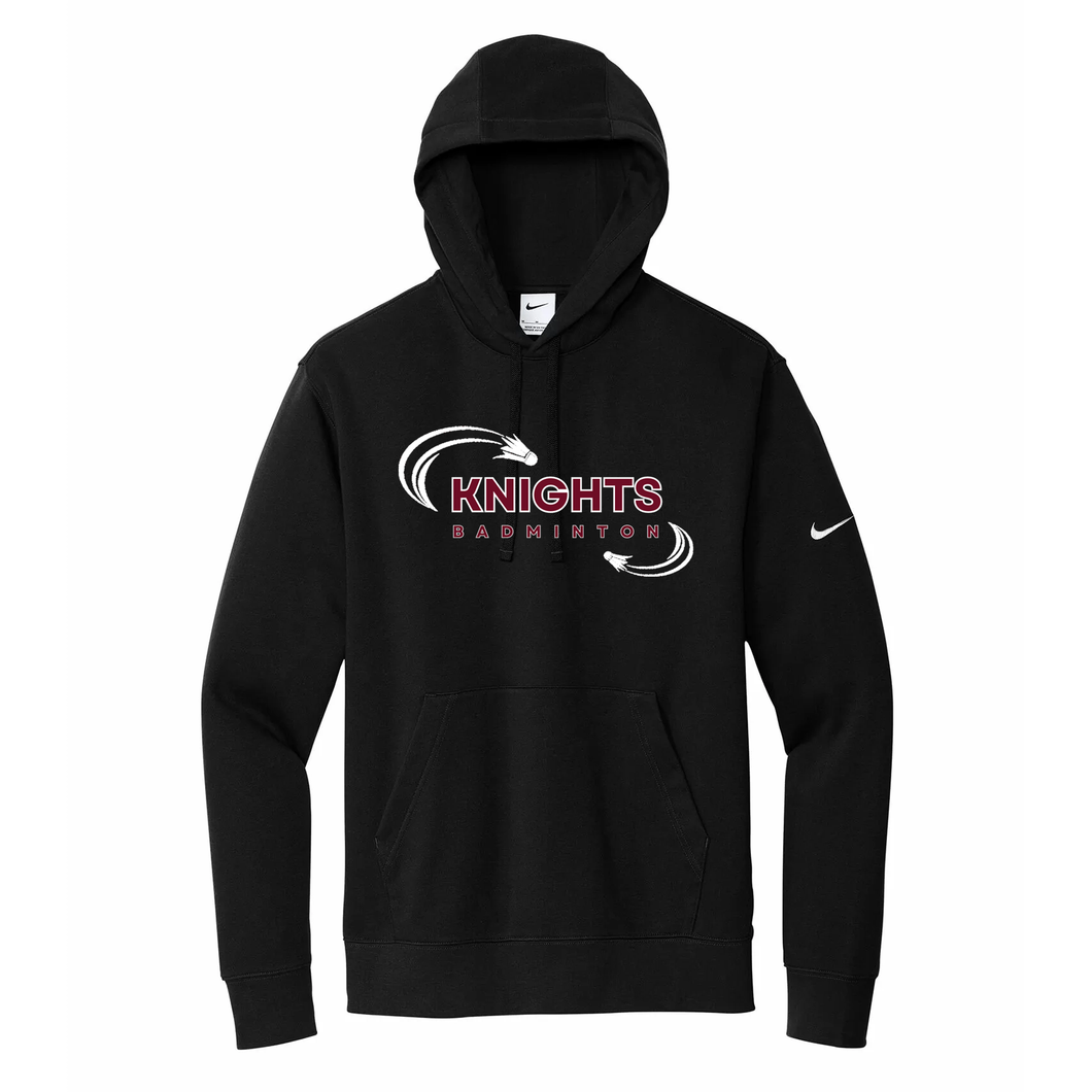 SMC Badminton Nike Club Fleece Sleeve Swoosh Pullover Hoodie