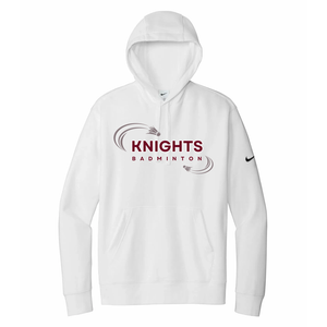 SMC Badminton Nike Club Fleece Sleeve Swoosh Pullover Hoodie