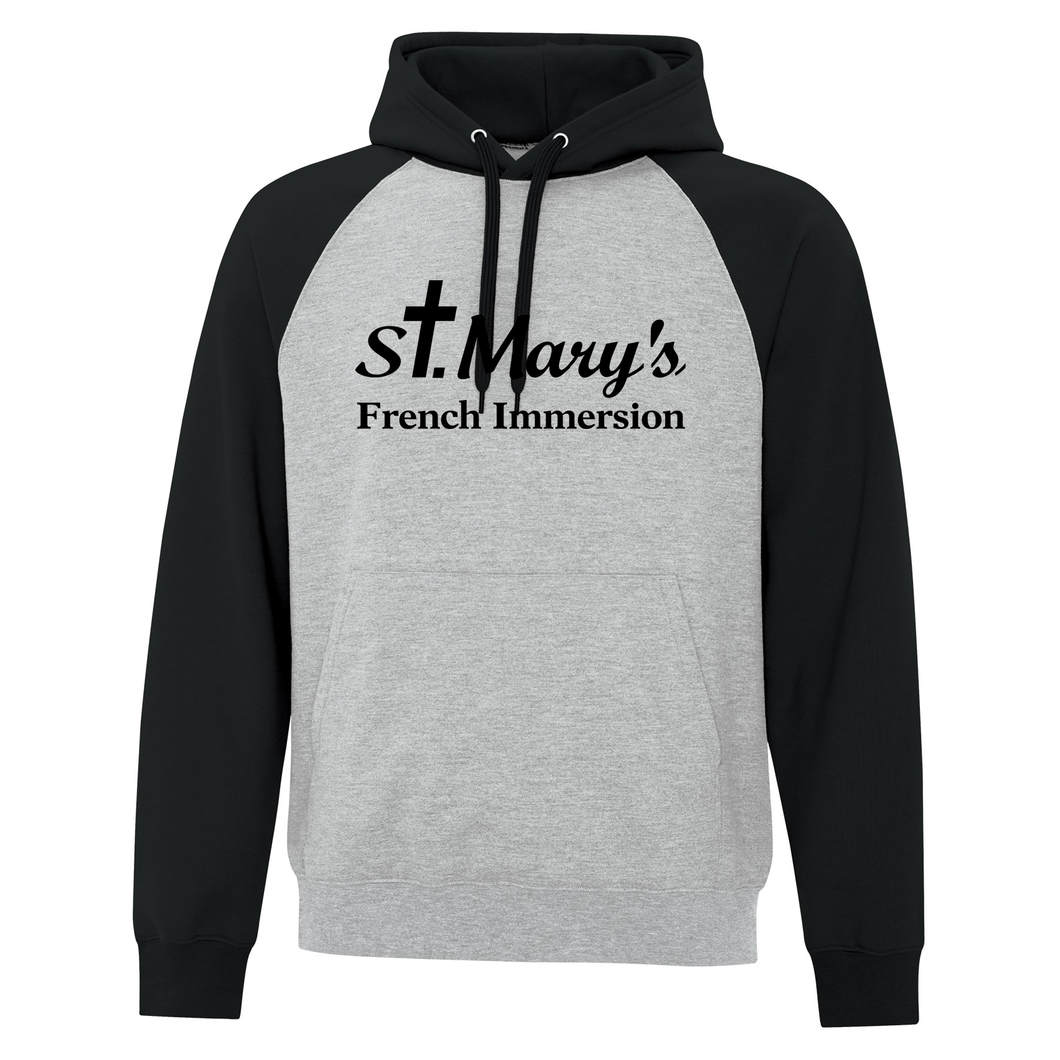 SMFI Spirit Wear Adult Hooded Two Tone Sweatshirt