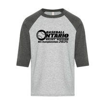 Load image into Gallery viewer, SOBA 2025 9U Championships Ring Spun Baseball Youth Tee
