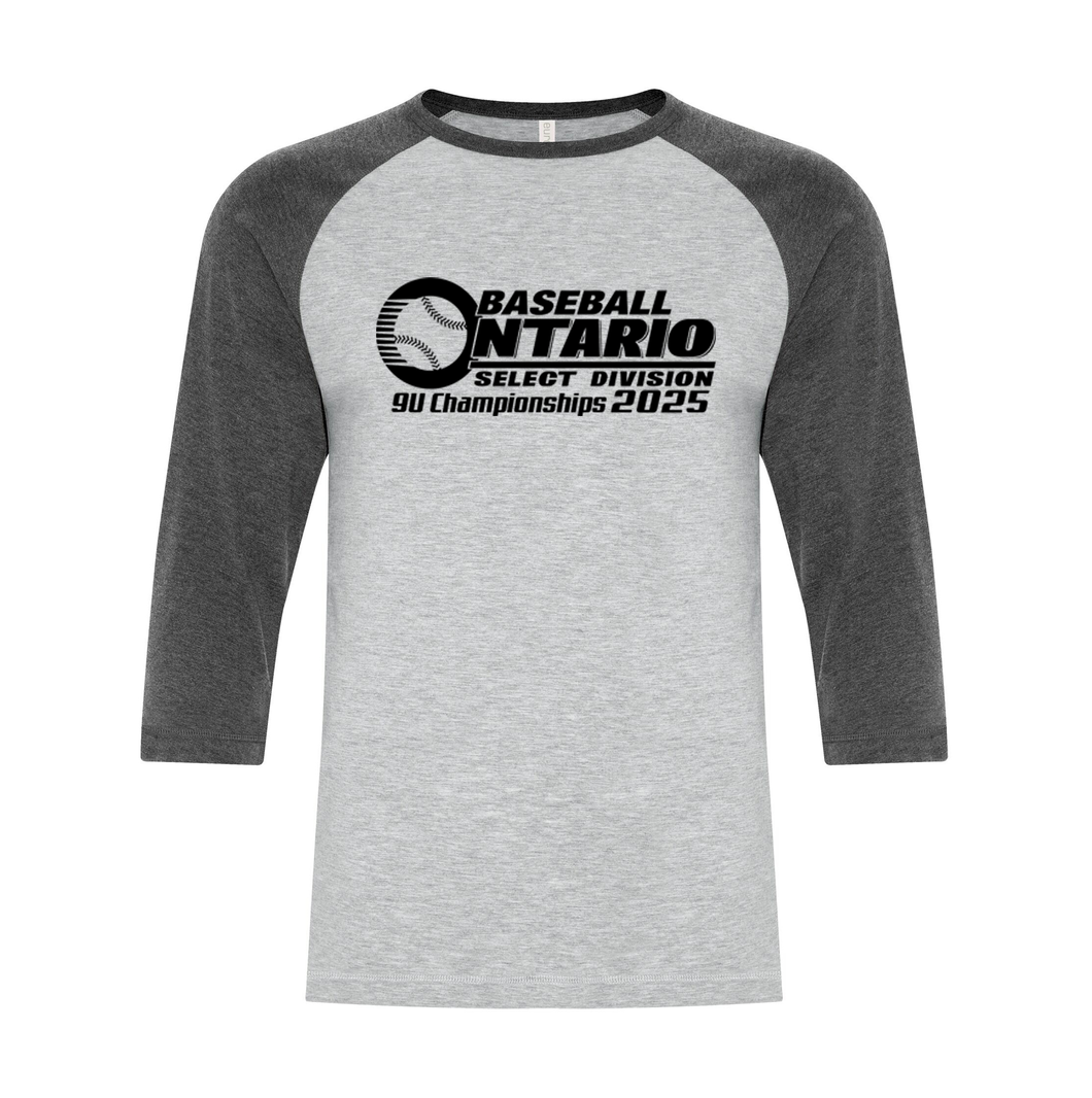 SOBA 2025 9U Championships Ring Spun Baseball Tee