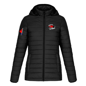 Sault Ringette Club Canyon Ladies Puffy Jacket with Detachable Hood
