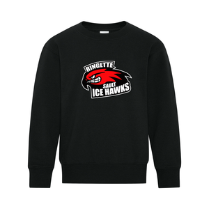 Sault Ringette Club Everyday Fleece Crewneck Youth Sweaters