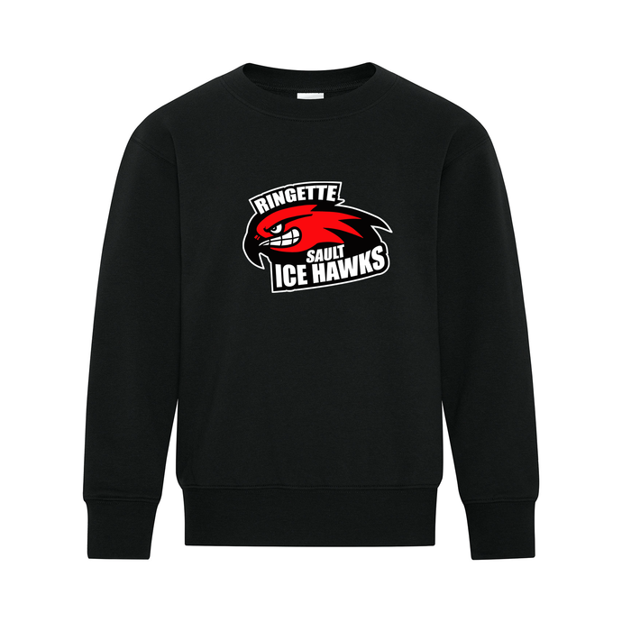 Sault Ringette Club Everyday Fleece Crewneck Youth Sweaters