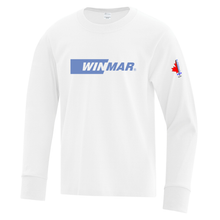 Load image into Gallery viewer, Sault Ringette Sponsor Feature Everyday Cotton Long Sleeve Youth Tee
