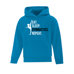 SSMGC Eat, Sleep, Gymnastics, Repeat Everyday Fleece Youth Hoodie