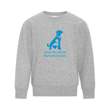 Load image into Gallery viewer, SSM Humane Society Everyday Fleece Crewneck Youth Sweaters