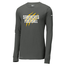 Load image into Gallery viewer, Sault Sabercats COACHES NIKE Dri-FIT Cotton/Poly Long Sleeve Tee