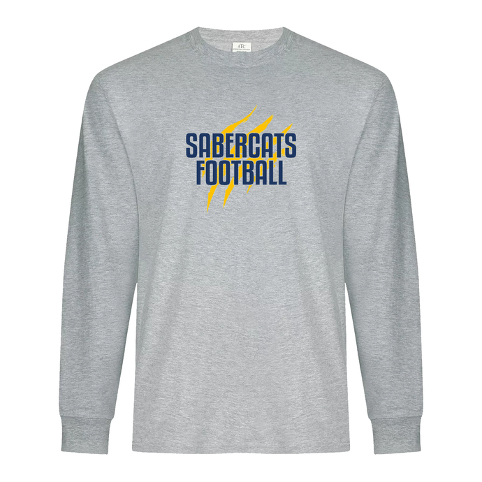 Sault Sabercats Everyday Ring Spun Cotton Long Sleeve Adult Tee