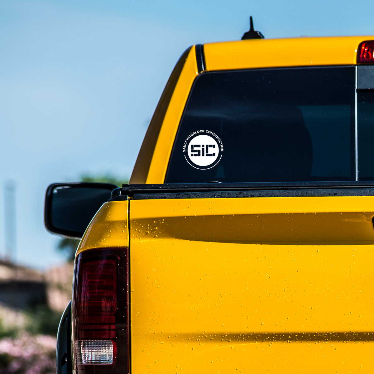 Sault Interlock Construction Window Decal – Superior Sentiments