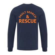 Load image into Gallery viewer, Sault Search &amp; Rescue Embroidered Everyday Cotton Long Sleeve Tee