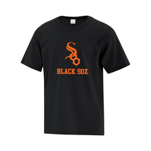 Load image into Gallery viewer, Soo Black Sox Everyday Cotton Youth Tee