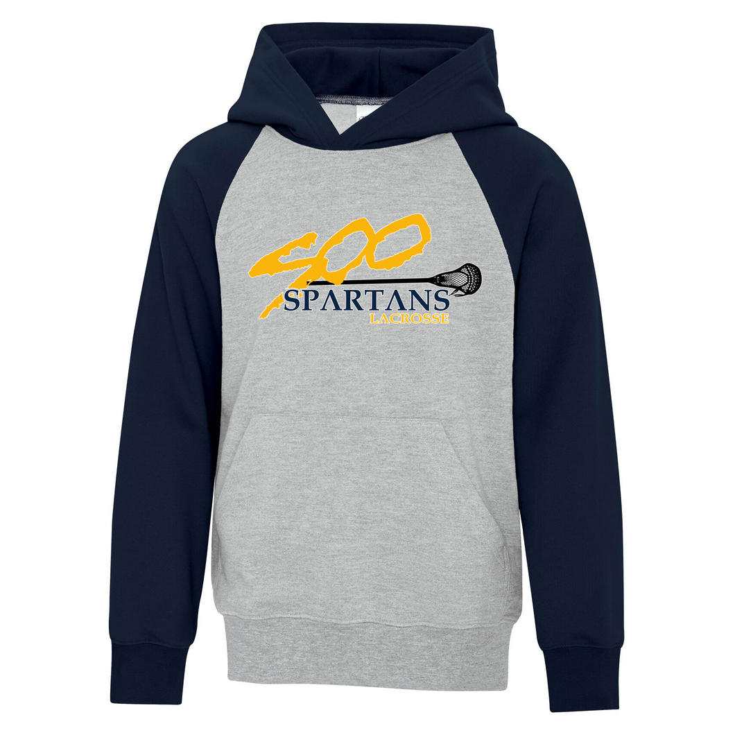 Soo Spartans Lacrosse Everyday Fleece Two Tone Youth Hooded Sweatshirt