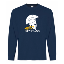 Load image into Gallery viewer, Soo Spartans Lacrosse Everyday Ring Spun Cotton Long Sleeve Adult Tee