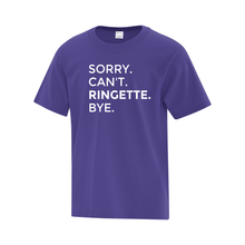 Load image into Gallery viewer, Sault Ringette Club &#39;Fun Phrases&#39; Everyday Cotton Youth Tee
