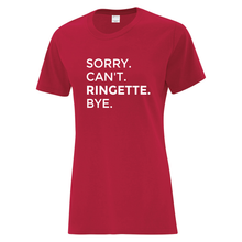 Load image into Gallery viewer, Sault Ringette Club &#39;Fun Phrases&#39; Everyday Cotton Ladies Tee