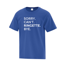 Load image into Gallery viewer, Sault Ringette Club &#39;Fun Phrases&#39; Everyday Cotton Youth Tee