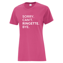Load image into Gallery viewer, Sault Ringette Club &#39;Fun Phrases&#39; Everyday Cotton Ladies Tee