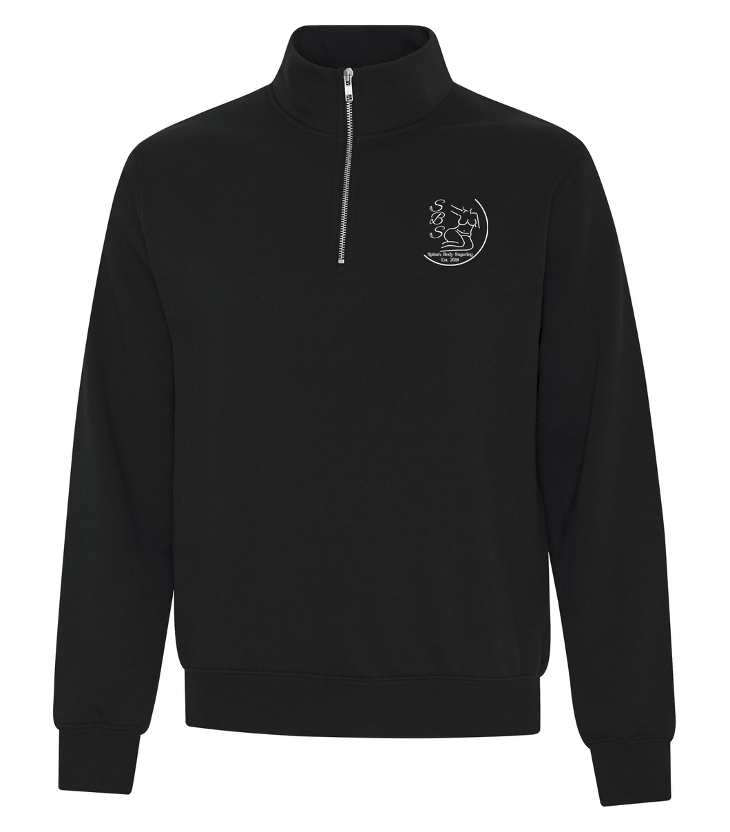 Spina's Body Sugaring Everyday Fleece 1/4 Zip Sweatshirt