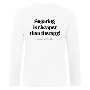 Spina's Body Sugaring Everyday Ring Spun Cotton Long Sleeve Tee