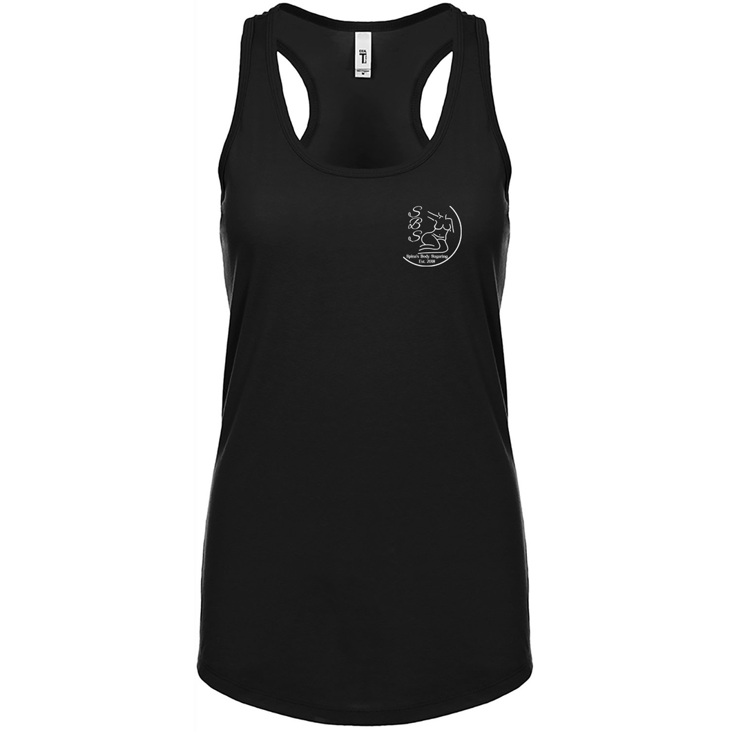 Spina's Body Sugaring Ideal Racerback Ladies Tank