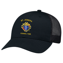 Load image into Gallery viewer, St. Joseph Knights of Columbus Mesh Snapback Cap