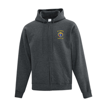 Load image into Gallery viewer, St. Joseph Knights of Columbus Everyday Fleece Hooded Full Zip Sweatshirt (Embroidered)