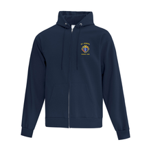 Load image into Gallery viewer, St. Joseph Knights of Columbus Everyday Fleece Hooded Full Zip Sweatshirt (Embroidered)